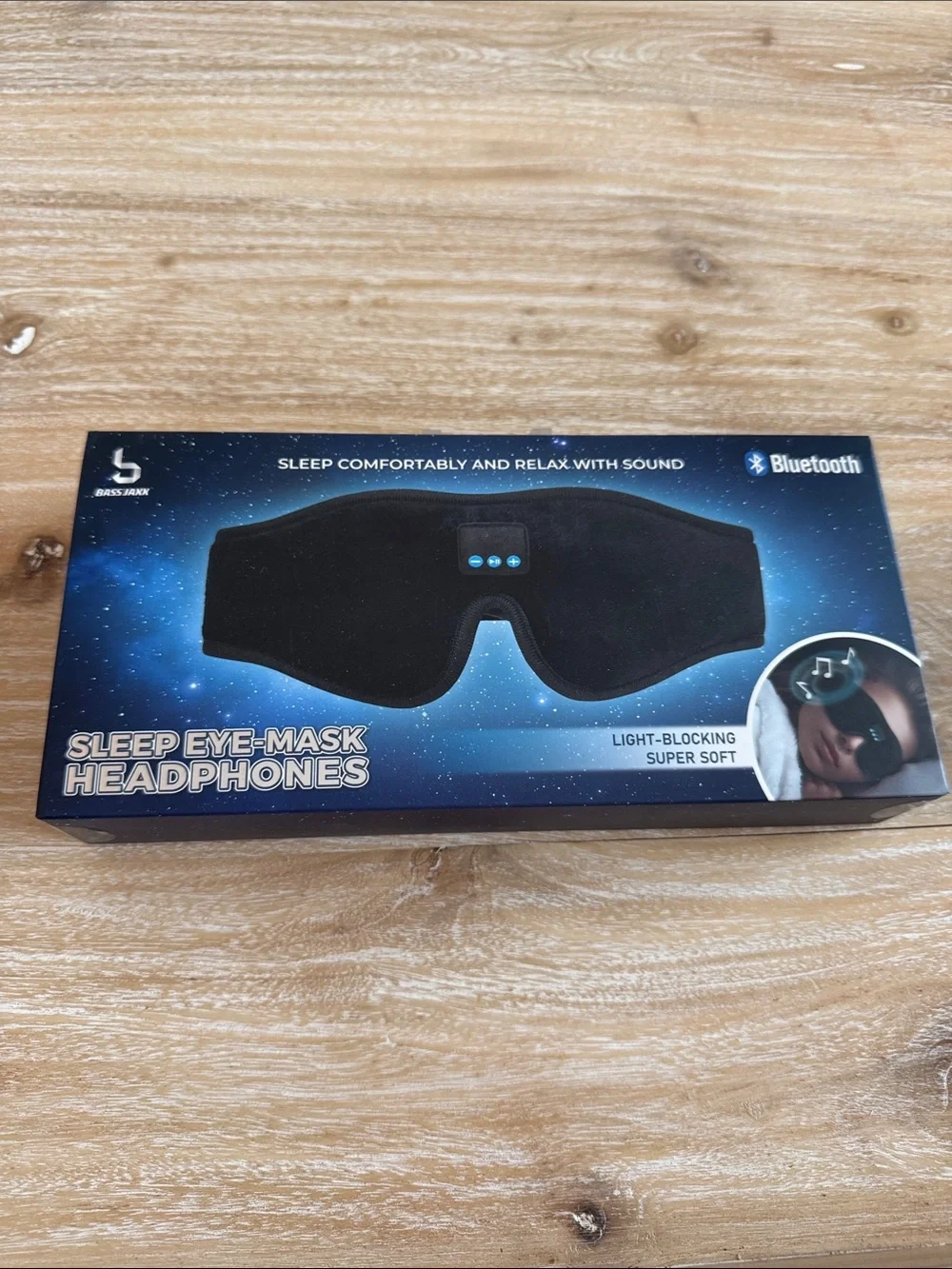 Bluetooth Sleep Eye Mask Headphones - Black